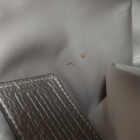 Coach New York Metallic Leather Large Shoulder Bag - Picture 15 of 17